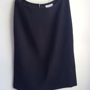 Calvin Klein black pencil skirt size 8